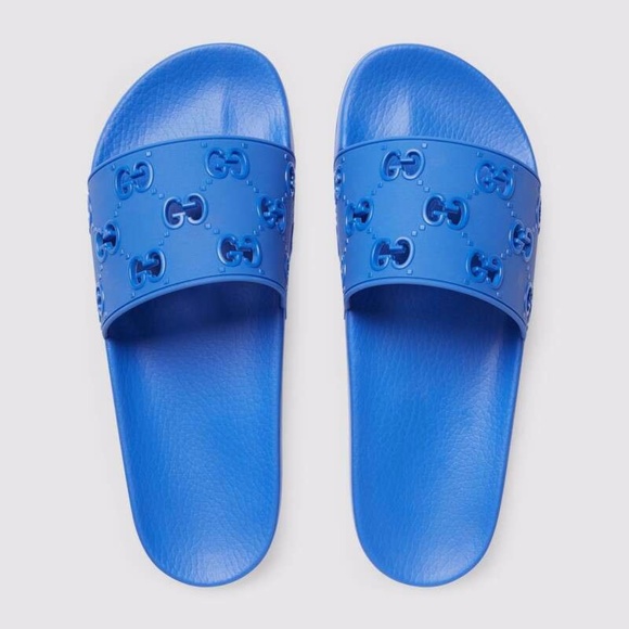 mens rubber gg slides